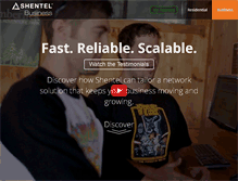 Tablet Screenshot of business.shentel.com